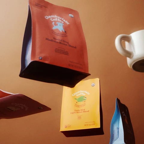 Bags on the shelf