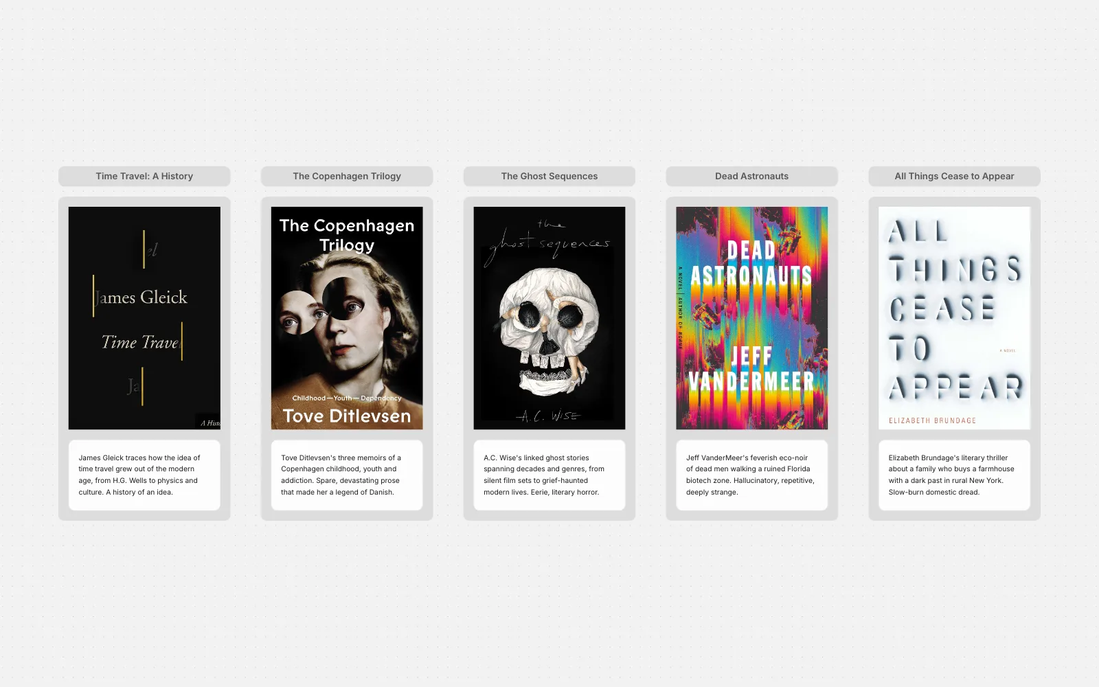Bookshelf template preview